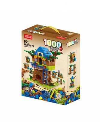 מולטי בלוקס בית עץ 1000 חלקים