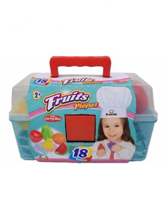 סט פירות בארגז נשיאה 18 חלקים